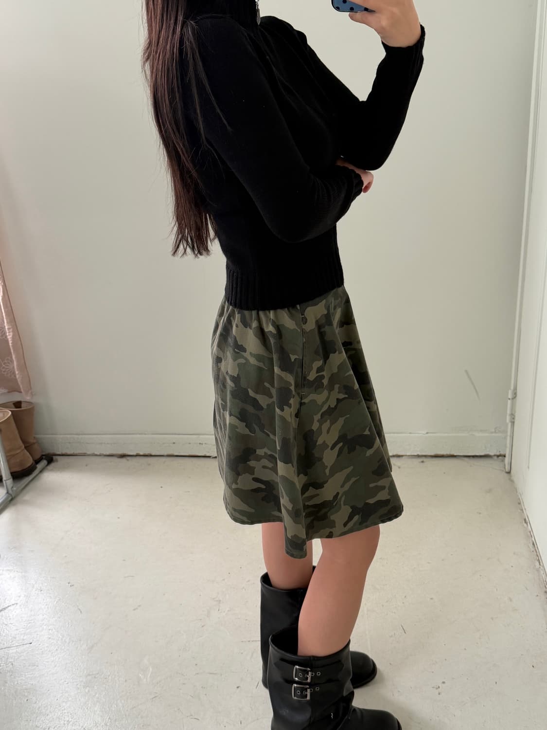 일본빈티지 버버리 블랙 니트가디건 상품이미지3