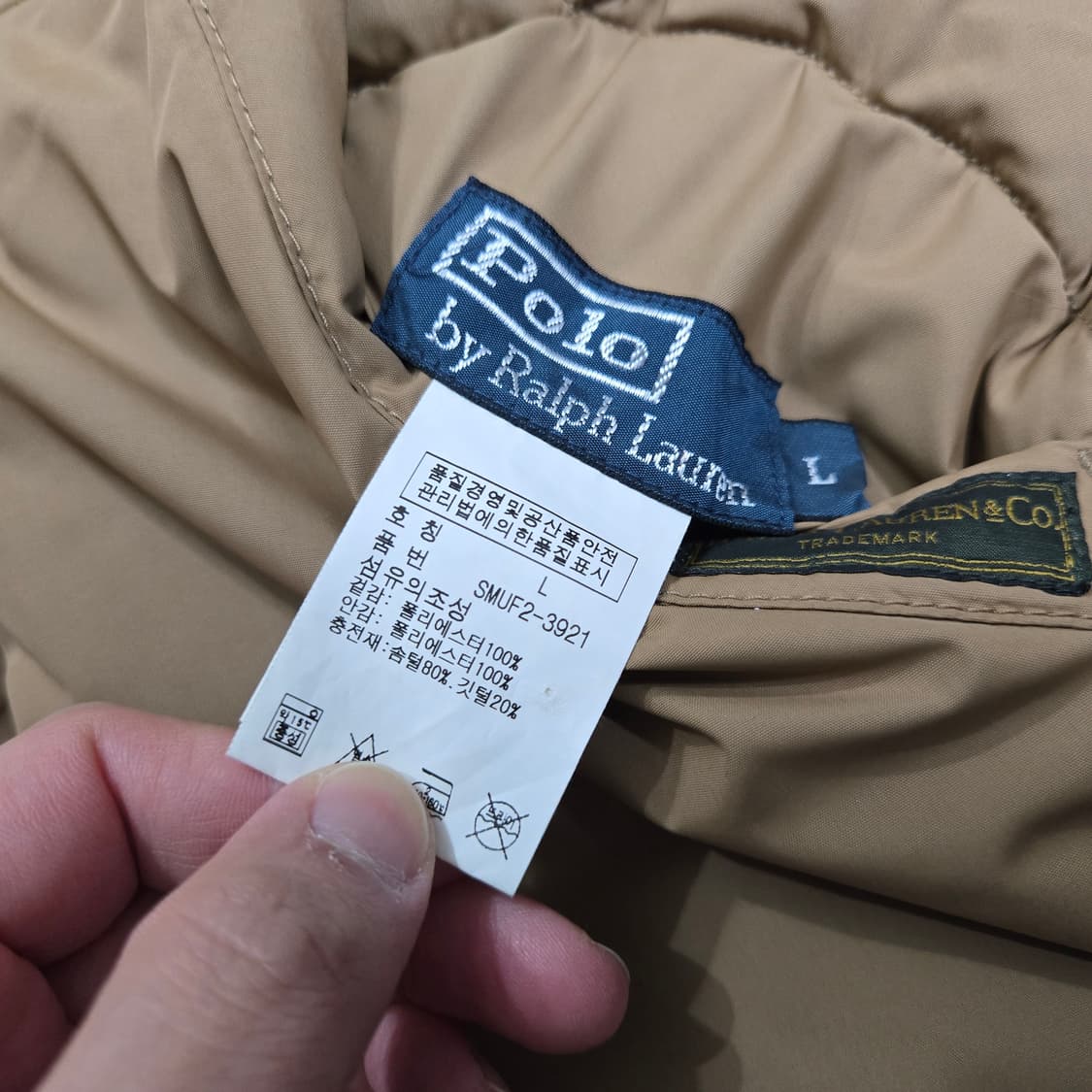 L 폴로랄프로렌 리버서블 양면 오리털 다운 베스트  상품이미지6