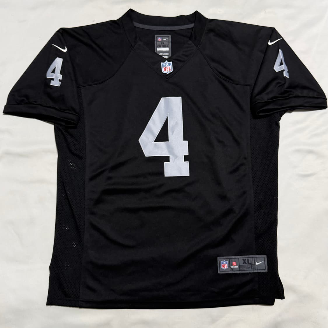 XL NFL X 나이키 레이더스 반팔 져지 No.4 데릭 카 상품이미지3