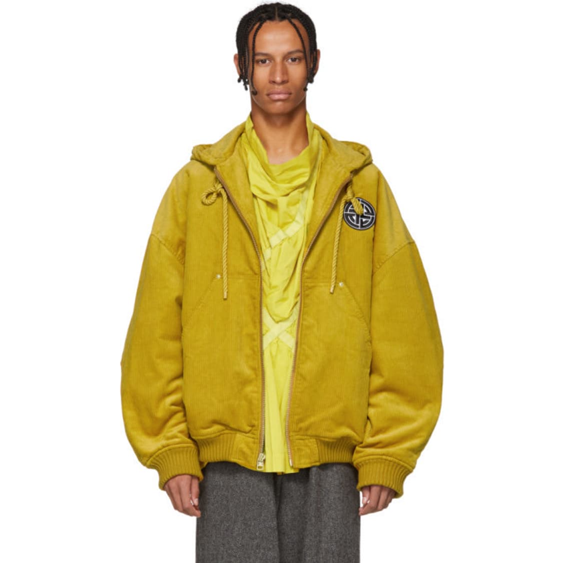 랜드로드 18a/w 코듀로이 로고 파카 상품이미지9