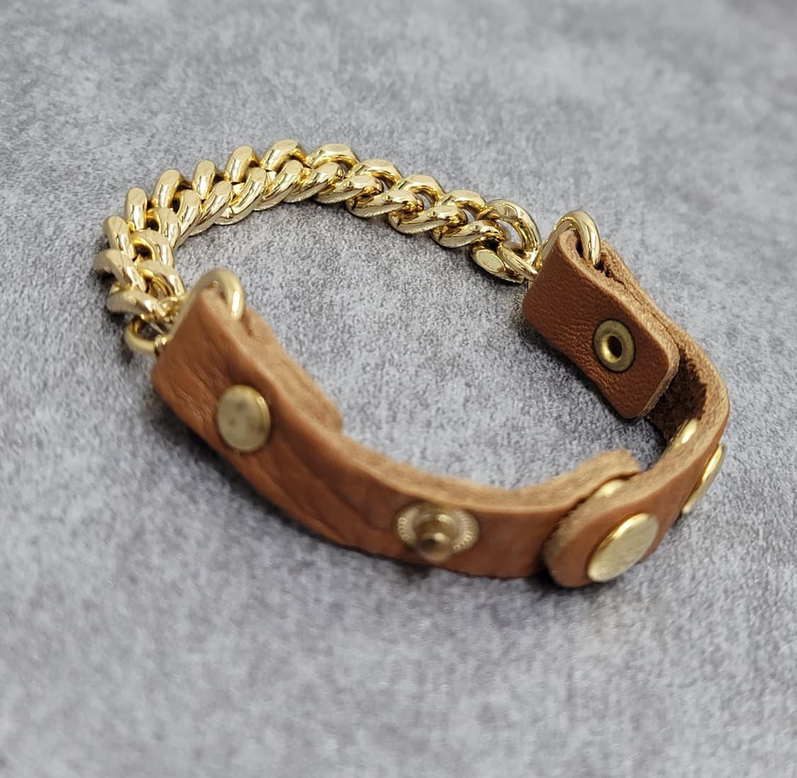 chain leather bracelet  상품이미지5