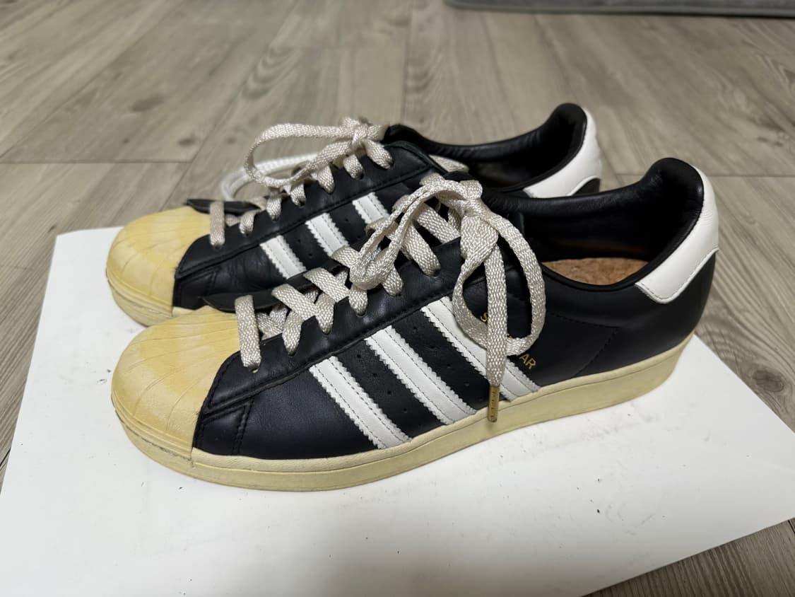 아디다스 슈퍼스타 프리미엄 블랙 화이트 285 상품이미지2