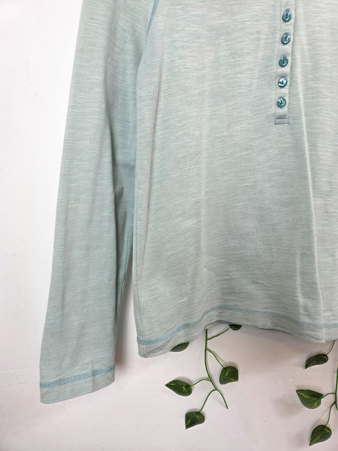 물빛 단추 슬리브 상품이미지3