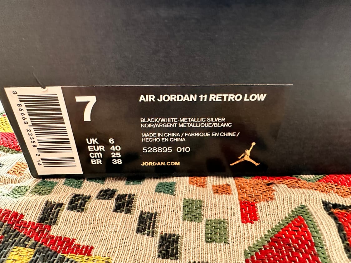 조던11 레트로 로우 바론스 상품이미지6