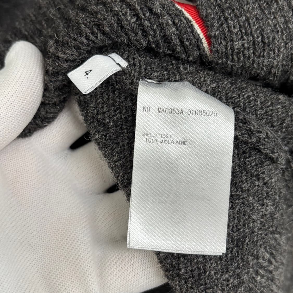 [4]톰브라운 사선완장 셰틀랜드 가디건 상품이미지4