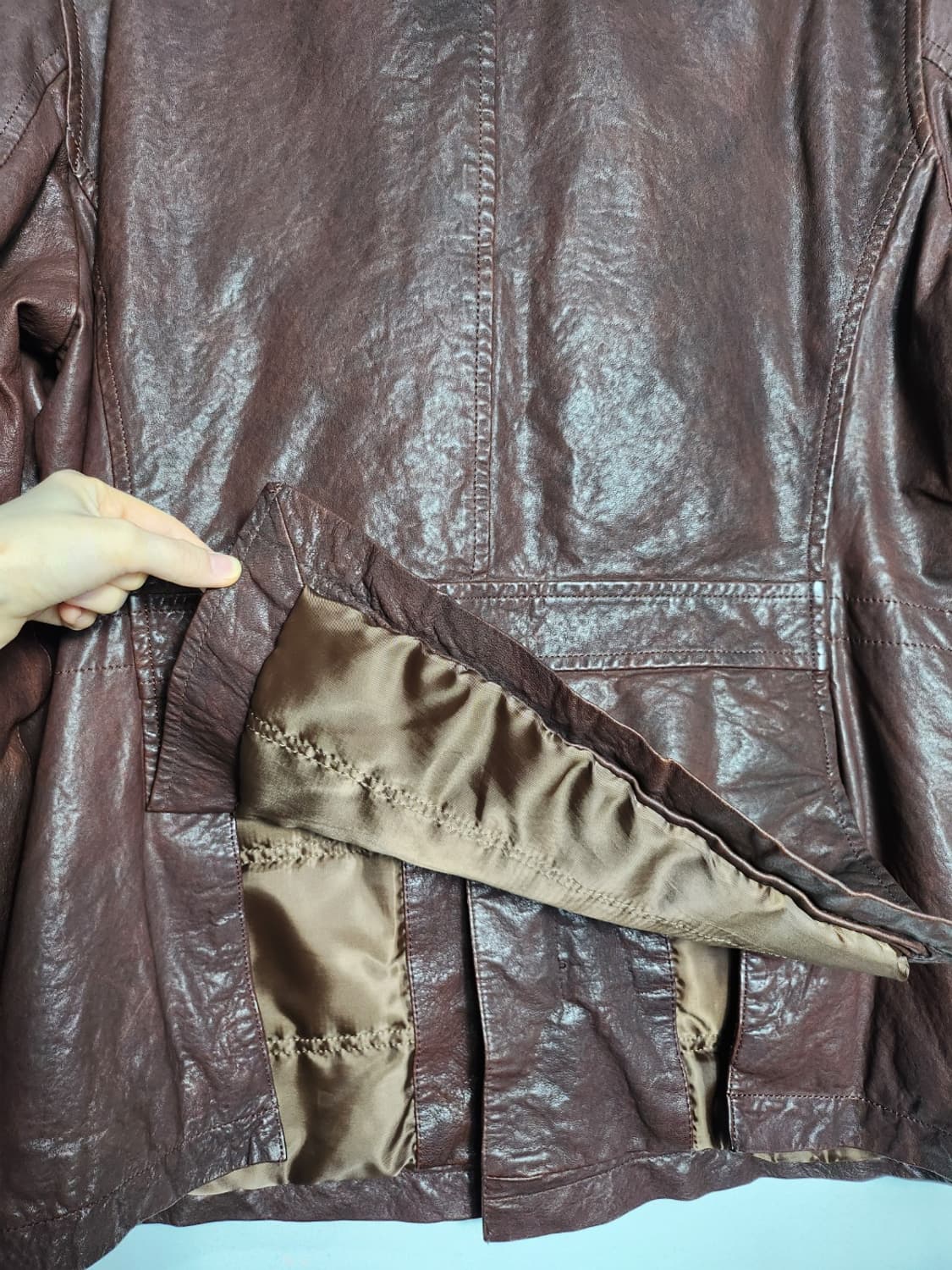 킨록 가죽 필드자켓 상품이미지5