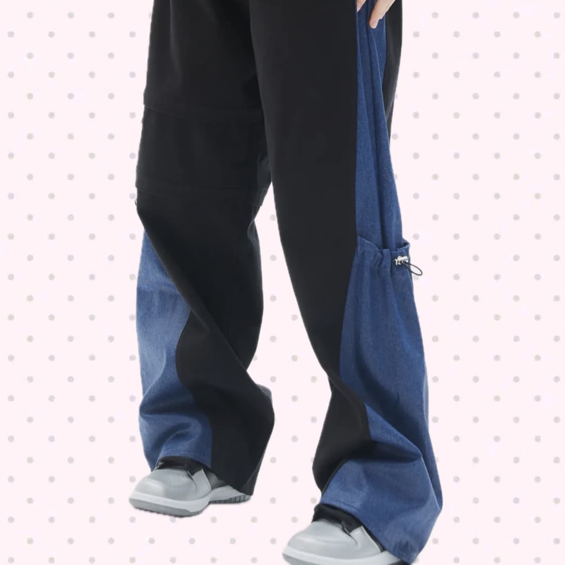 러브이즈트루 와이드팬츠 PY WIDE PANTS(BLACK) 상품이미지1