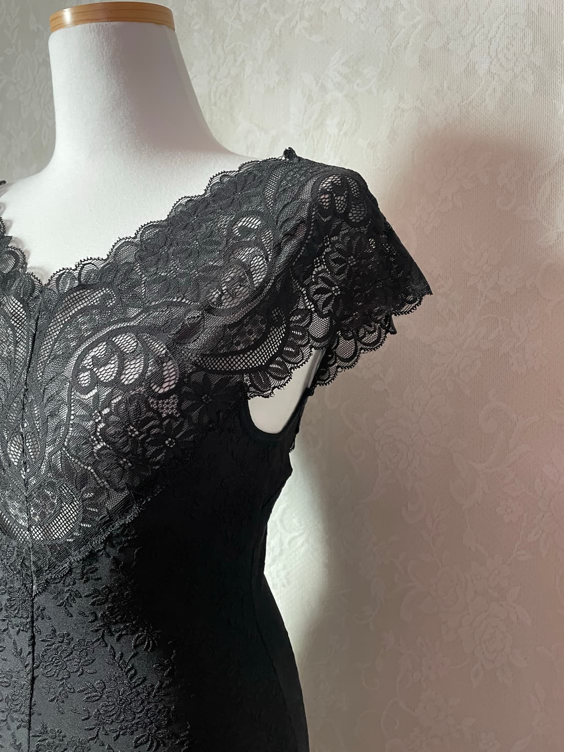 black lace slip dress / gothic lingerie 상품이미지6