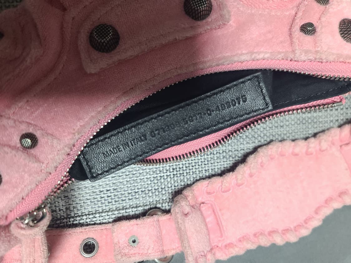 발렌시아가 르카골xs 숄더백 크로스백 핑크 테리 르카골 상품이미지6