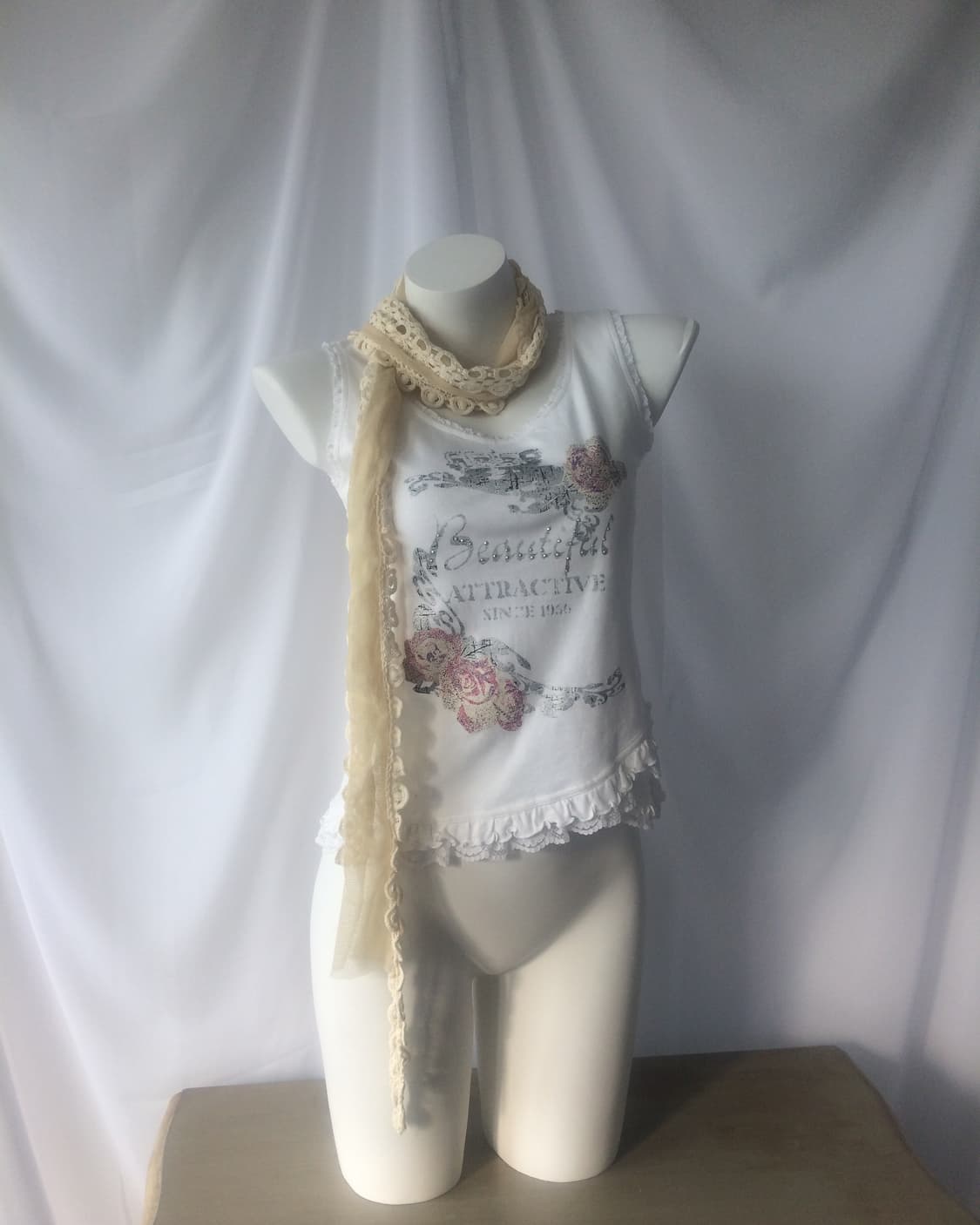 crochet trimming scarf 상품이미지7