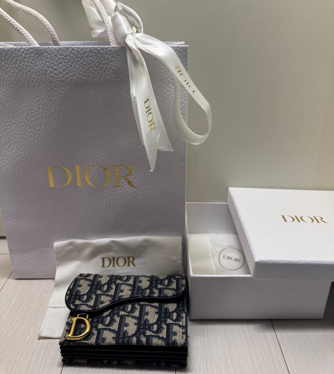 디올 오블리크 새들 지갑 상품이미지1