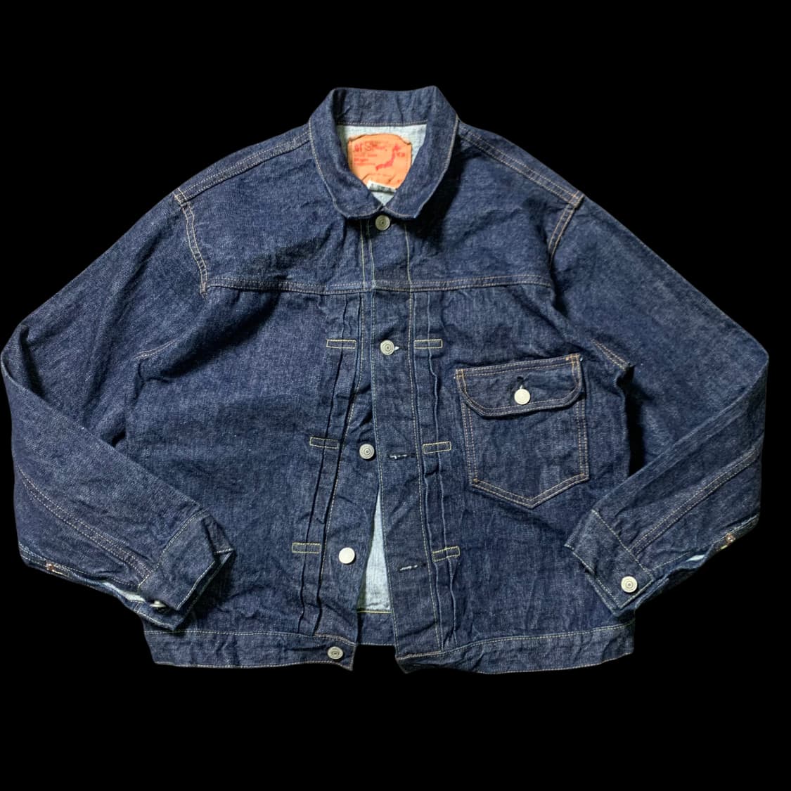[M] 오어슬로우 1세대 타입 셀비지 데님 자켓 상품이미지2