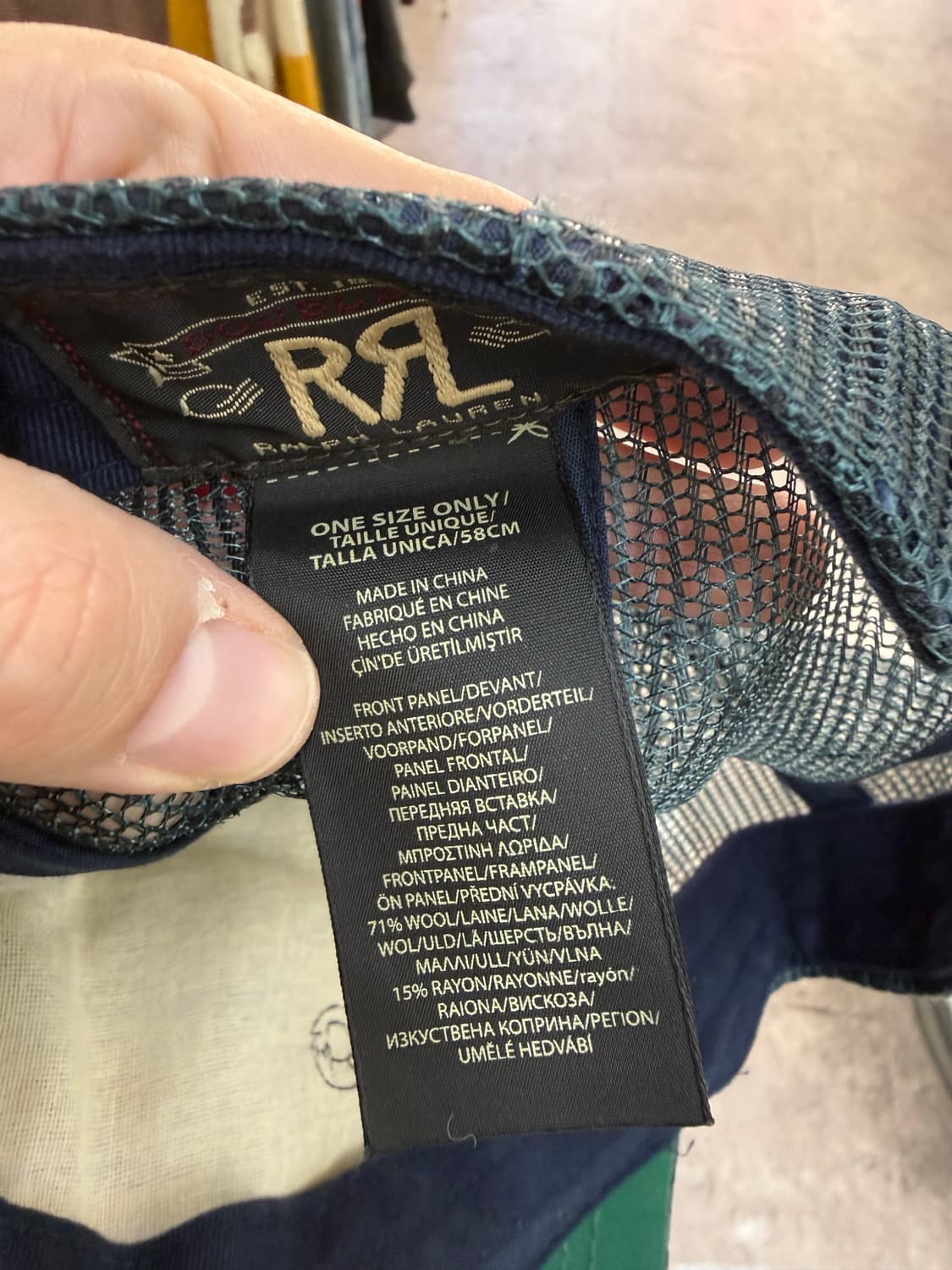 RRL 나바호 캡 상품이미지4