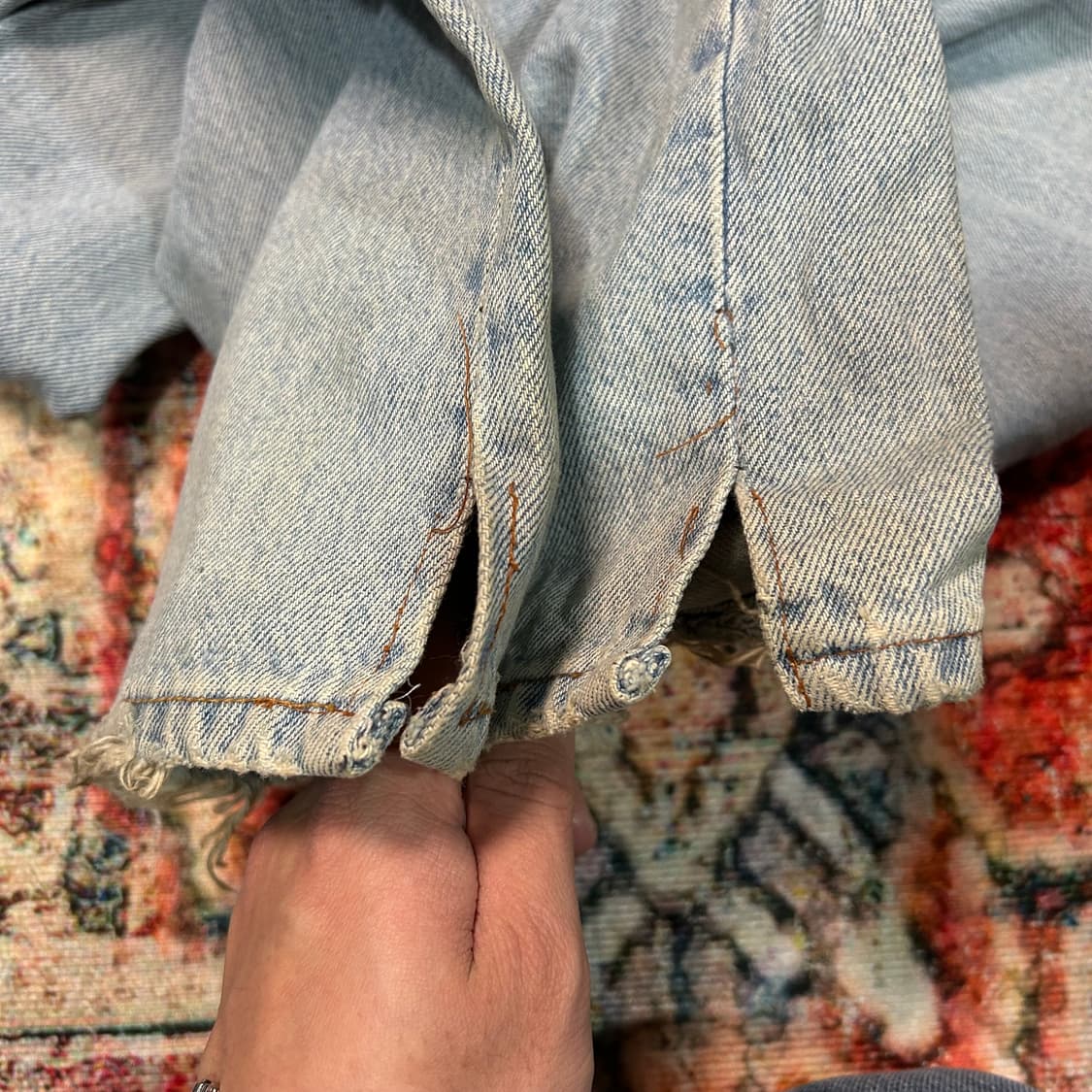 [33X34] 90s made in usa 리바이스 501 부츠컷 커스텀 상품이미지5