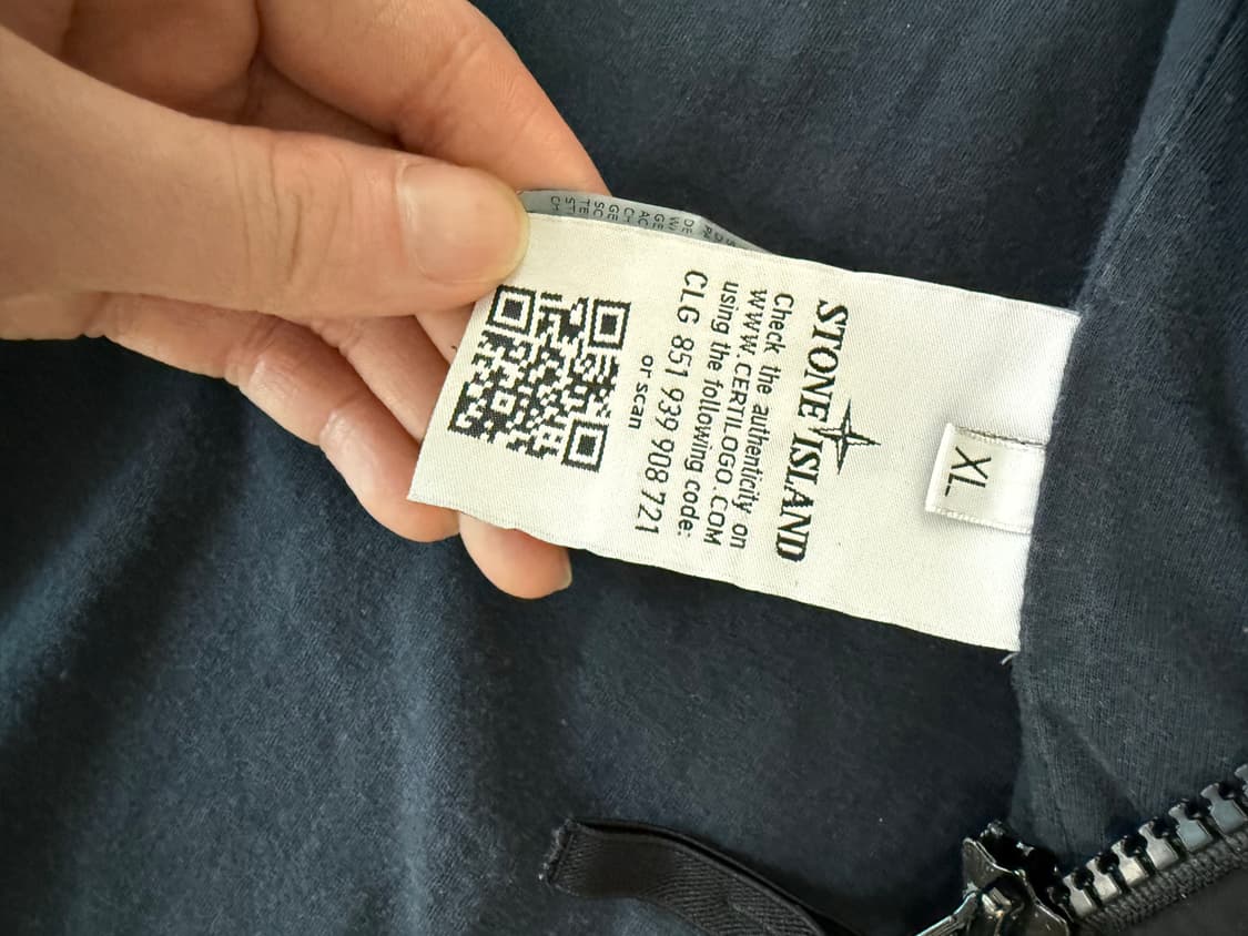 [XL] 스톤 아일랜드 18fw 나일론 메탈 자켓 블랙 상품이미지3