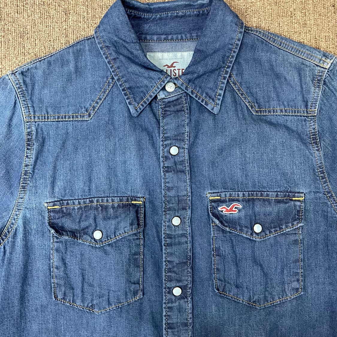  (M) HOLLISTER 데님 셔츠 상품이미지3