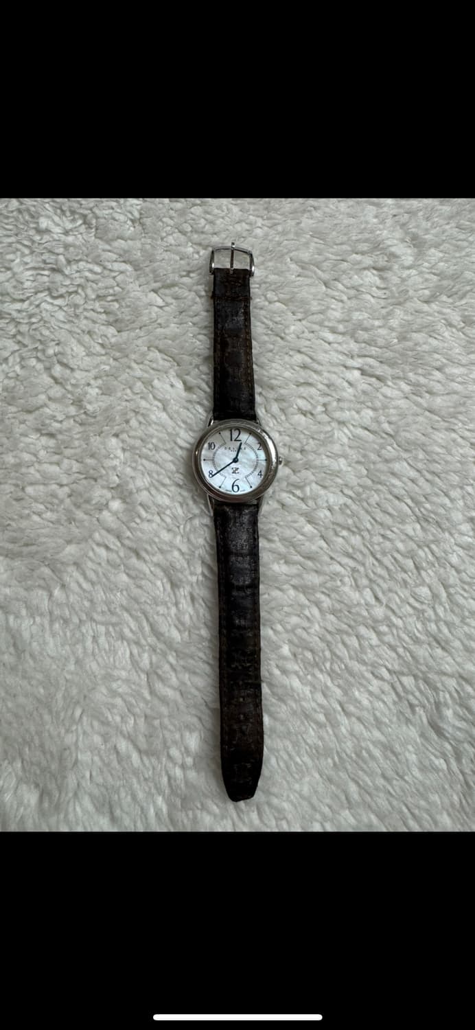 셀린느 시계 라운드쉘 쿼츠 빈티지 시계 자개 다이얼 상품이미지5