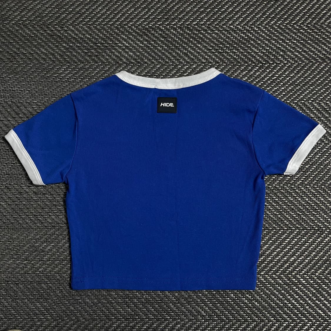 HIDE 우먼스 빅로고 크롭 반팔 티셔츠o 4849 상품이미지4