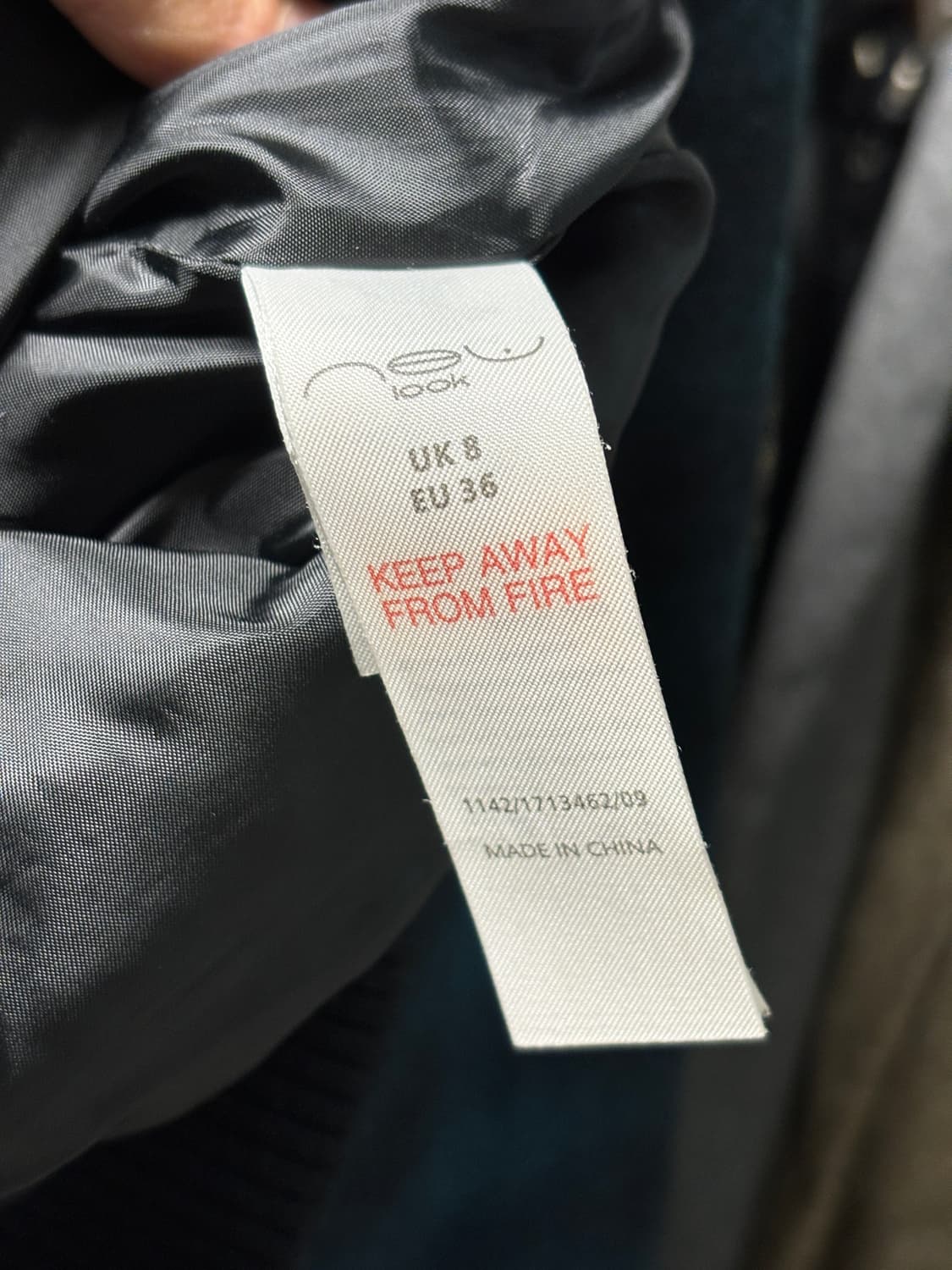 New look 체크 울자켓 상품이미지5