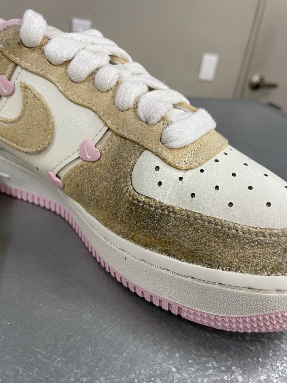 나이키 에어포스 1 밸런타인데이 세일 핑크 폼 235 상품이미지8