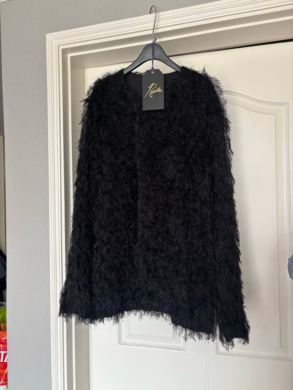 [M] 니들스 스냅 가디건 자켓 블랙 상품이미지1