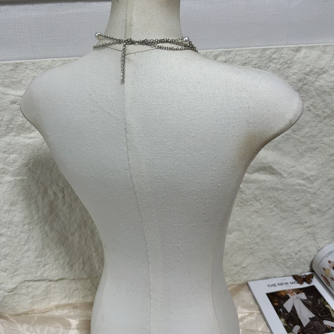 빈티지 진주 오리엔탈 레이어드 목걸이 상품이미지3