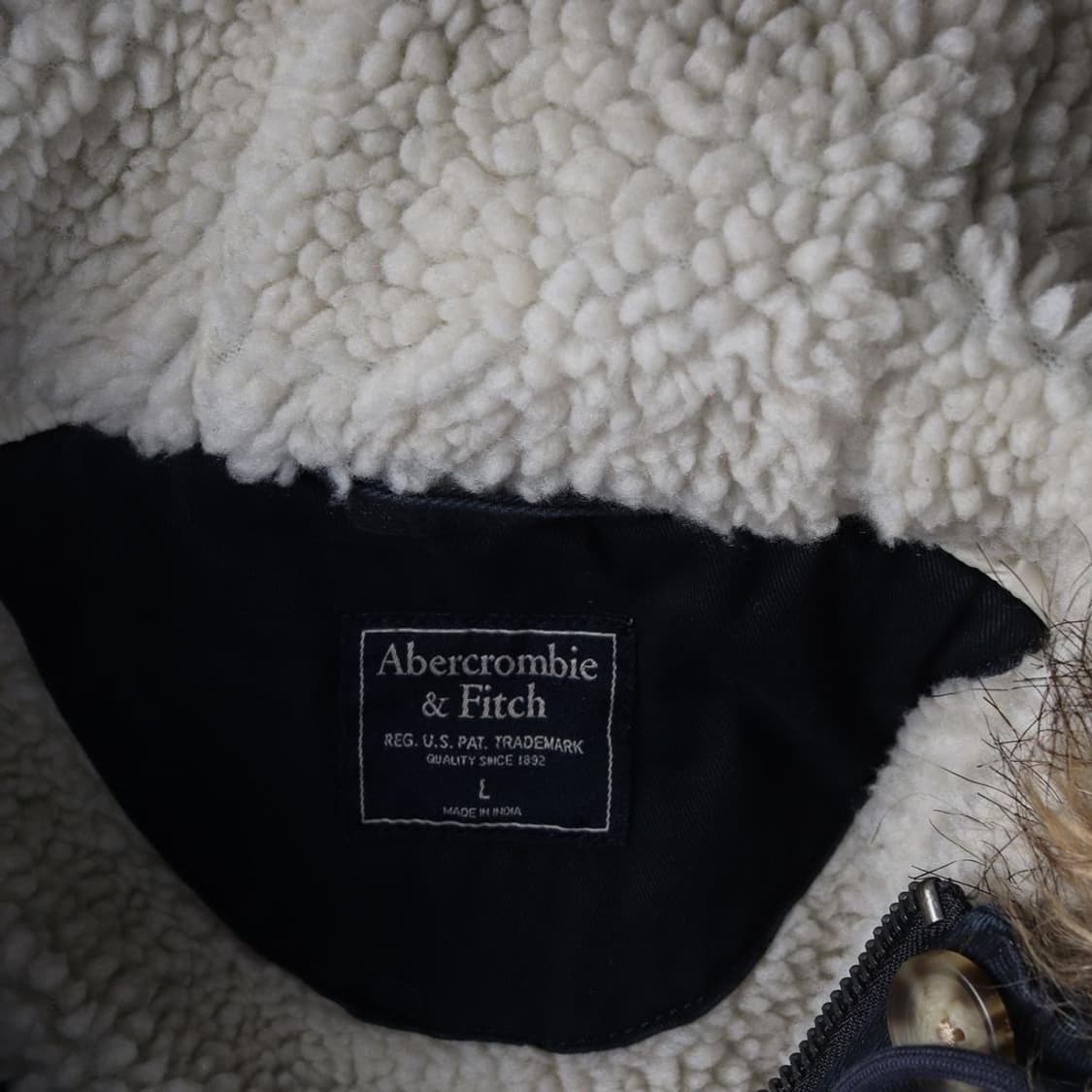 아베크롬비 퍼안감 롱파카 L 상품이미지7