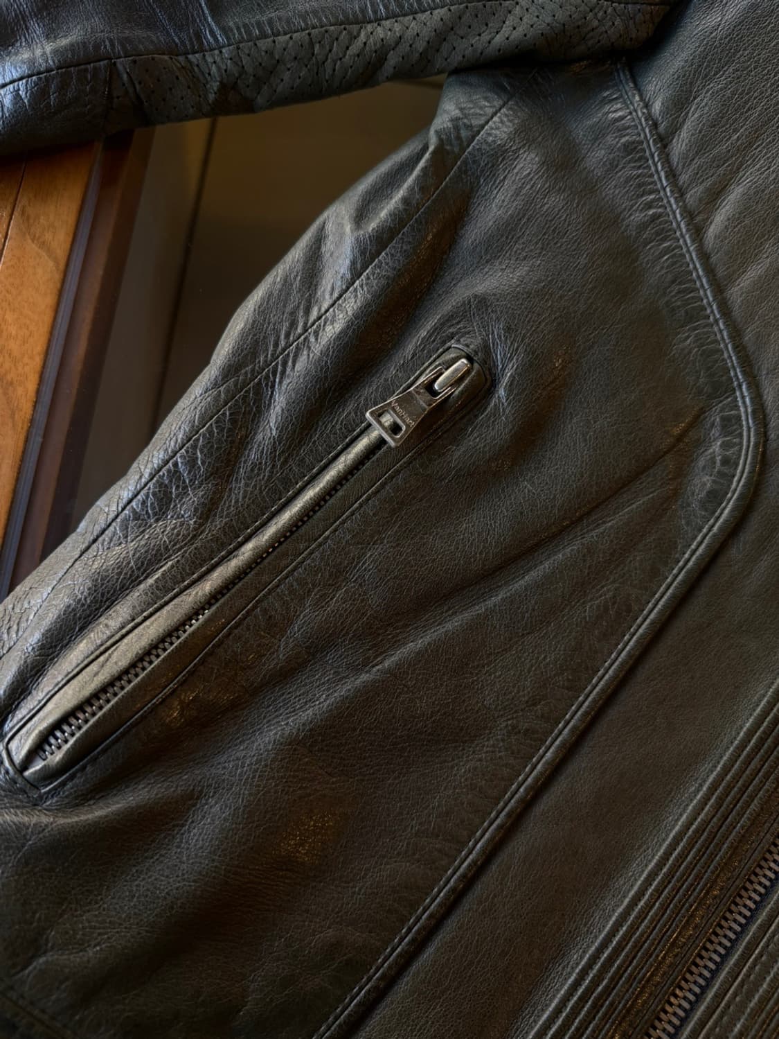 반하트 디 알바자 램스킨 라이더 자켓 슬림100 상품이미지9