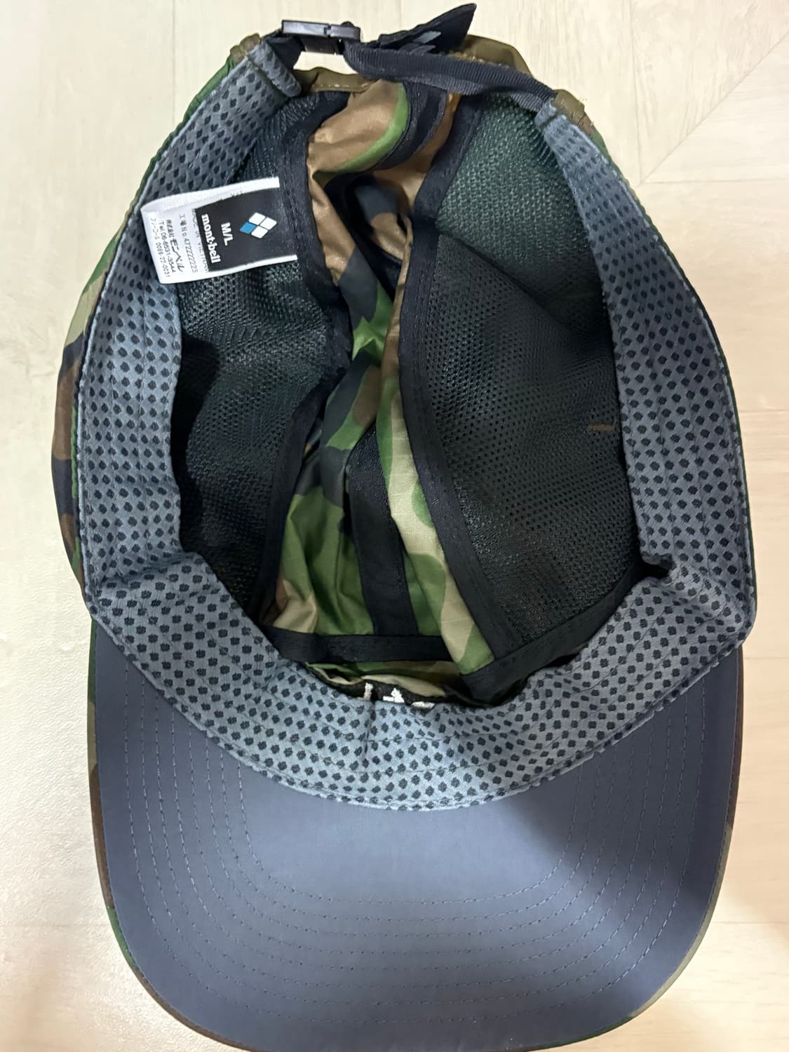 몽벨 카모 캡 상품이미지2