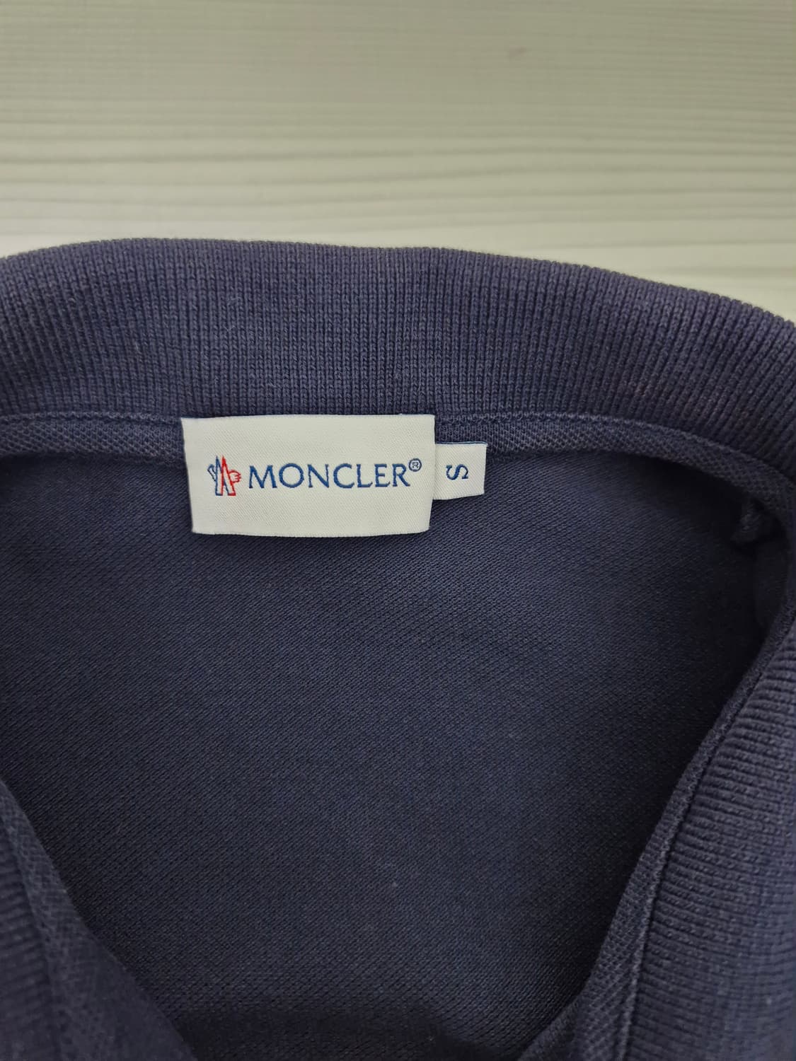 몽클레어(MONCLER)폴로 반팔 티셔츠 네이비 상품이미지5