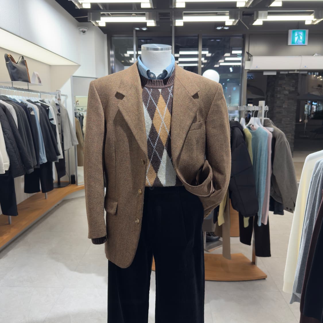 꾸레쥬 파리 헤링본 울 트위드 자켓 상품이미지2