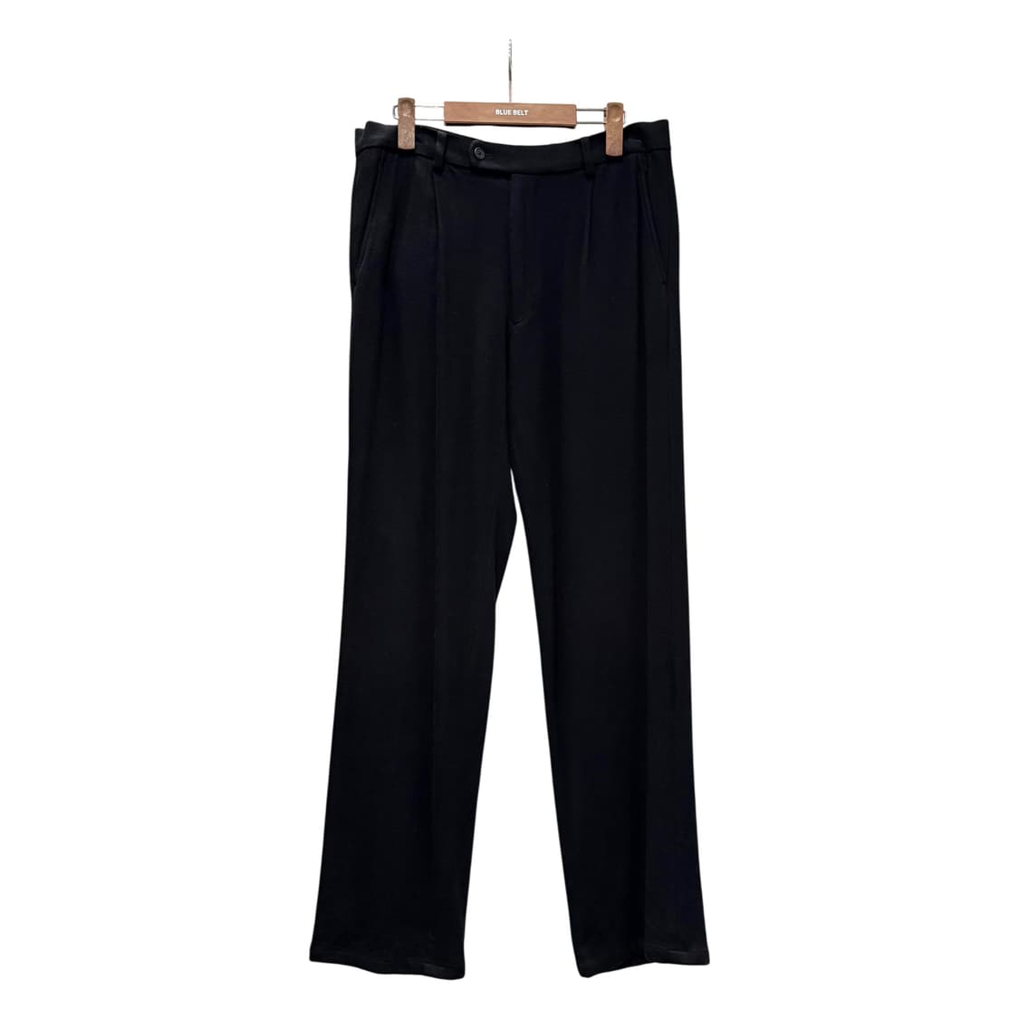 Golden Bear 골든베어 클래식핏 스판 슬랙스 핀턱 디테일 블랙 상품이미지1