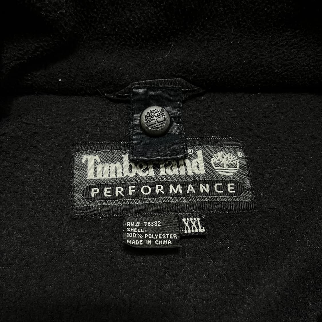팀버랜드 트리 로고 후리스 플리스 집업자켓 [블랙] 2XL/110 상품이미지5