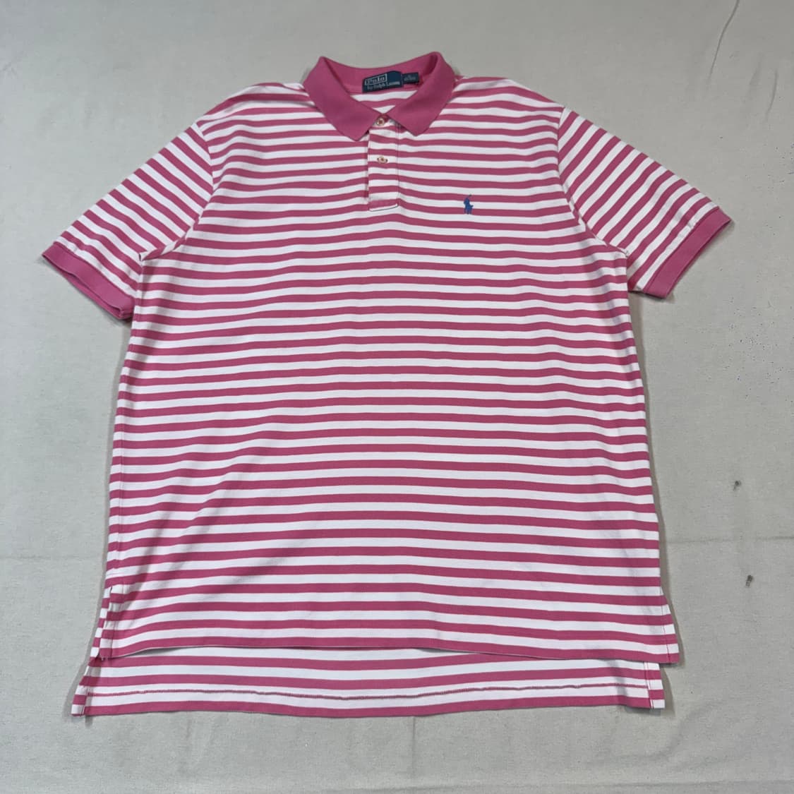 XL) 폴로 랄프로렌 클래식 PK 반팔 카라티 핑크 상품이미지1