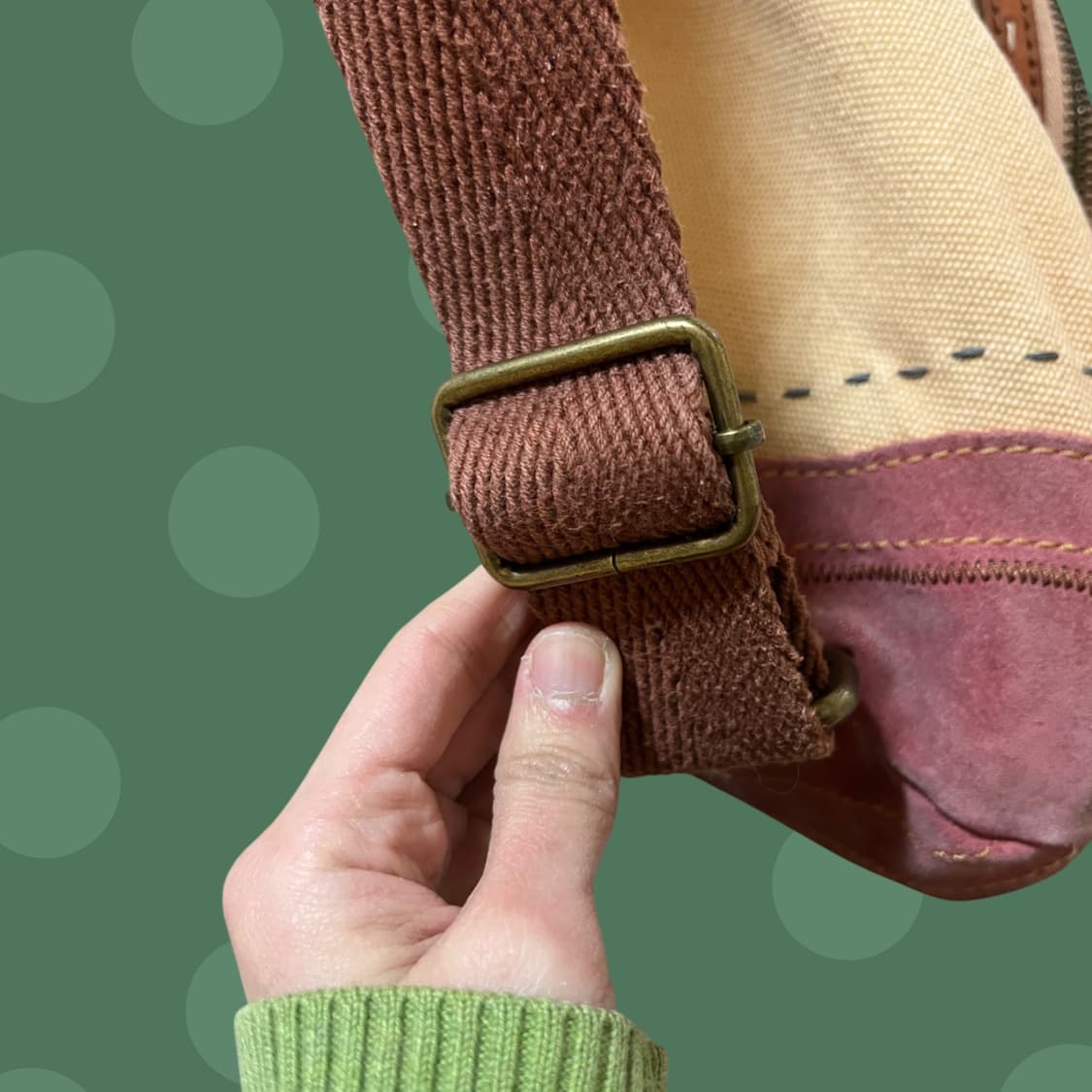 유목민소녀 모리걸 히피 레더 스트링 백팩 상품이미지9