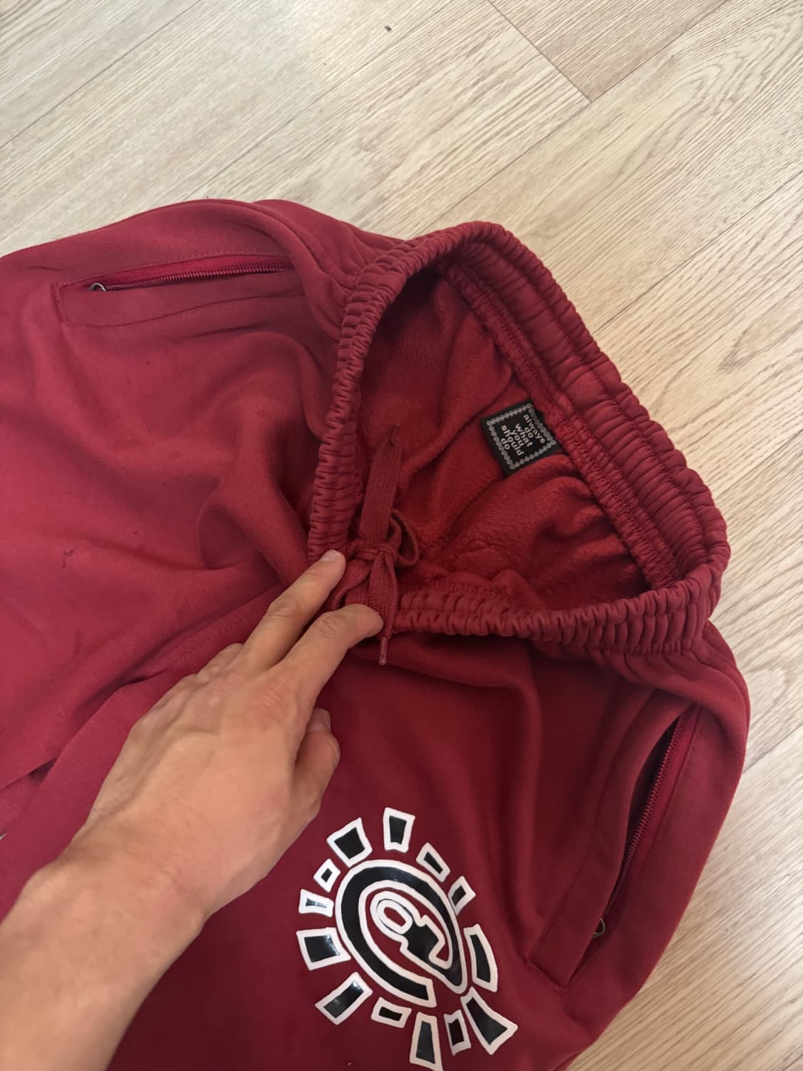 얼웨이즈 두 왓 슈두 Always 스웻팬츠 레드  상품이미지4