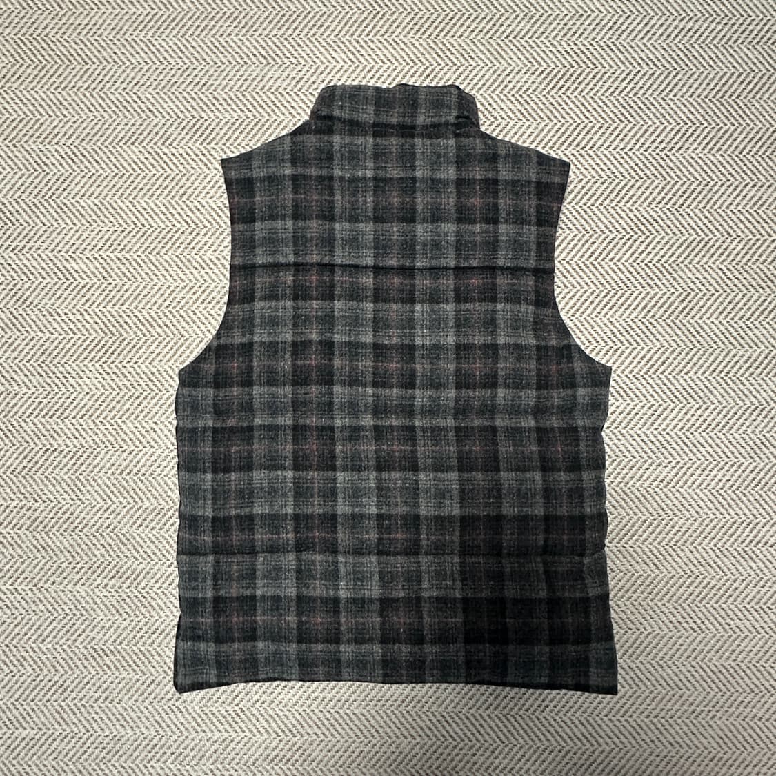 SHIPS usa made classic check down vest 상품이미지2