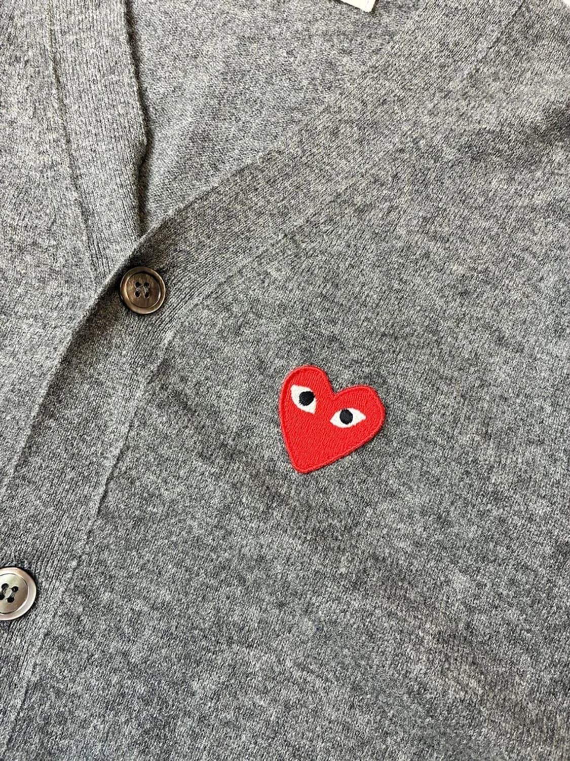 꼼데가르송 하트 로고 니트 가디건 PN5500    상품이미지3