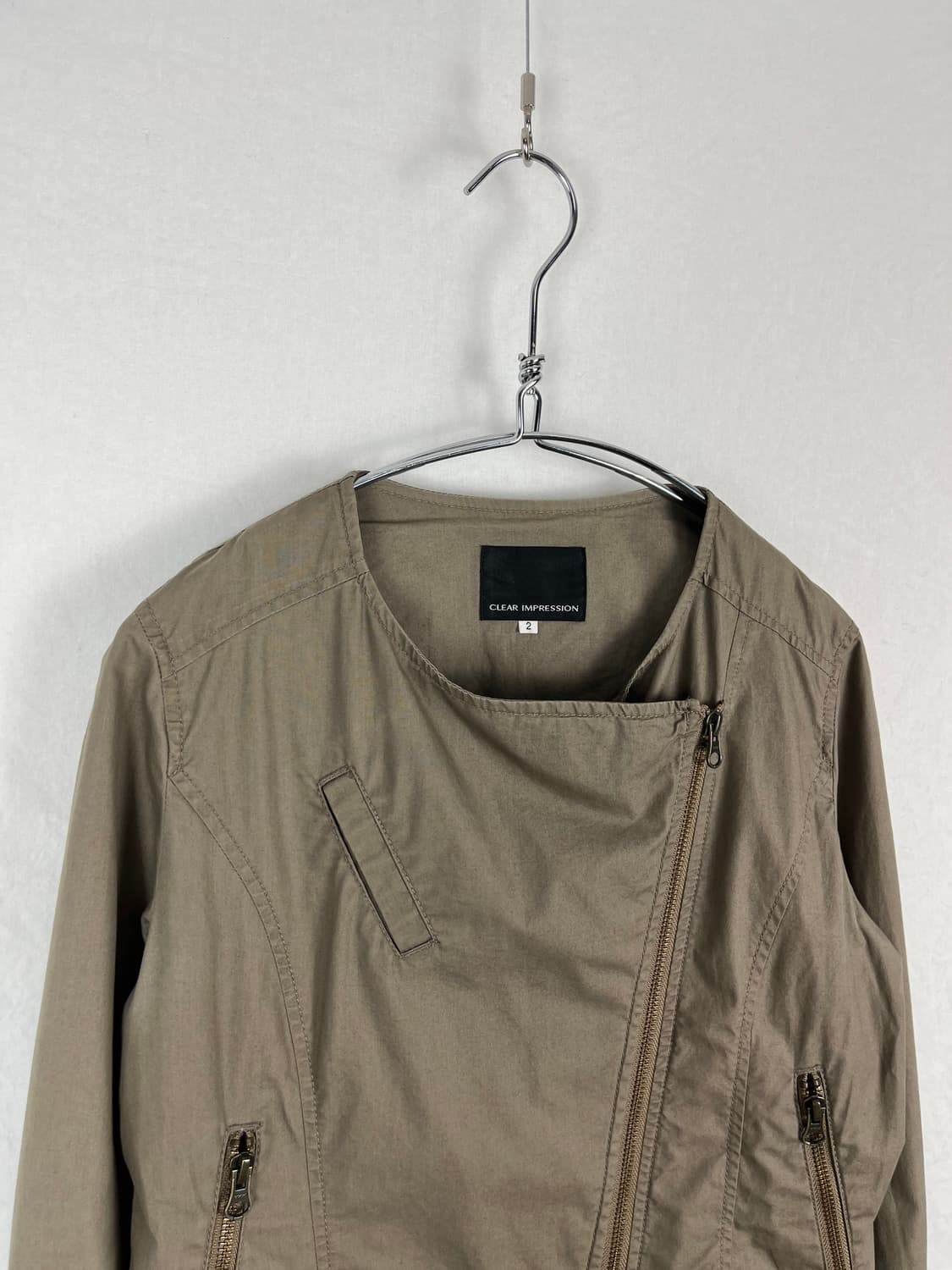 Vintage 코튼 라이더자켓 상품이미지4