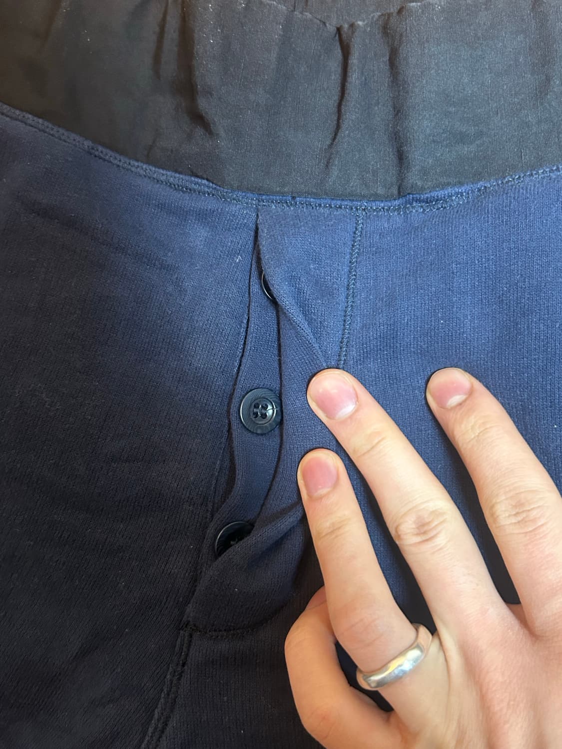 margiela 15ss sweat pants navy 상품이미지3