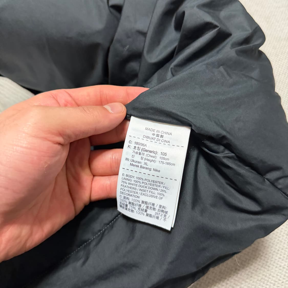 나이키 NSW 윈드러너 다운 필 WR 롱패딩 상품이미지6