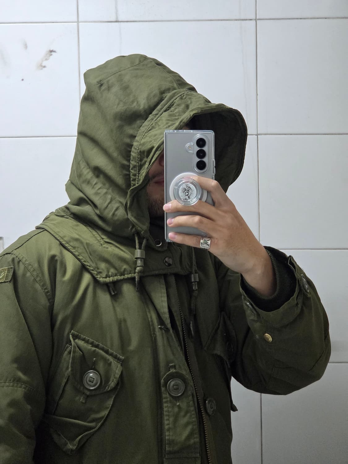 1970s 캐나다군 콜드웨더파카 iecs S/R 교환도 가능 상품이미지4