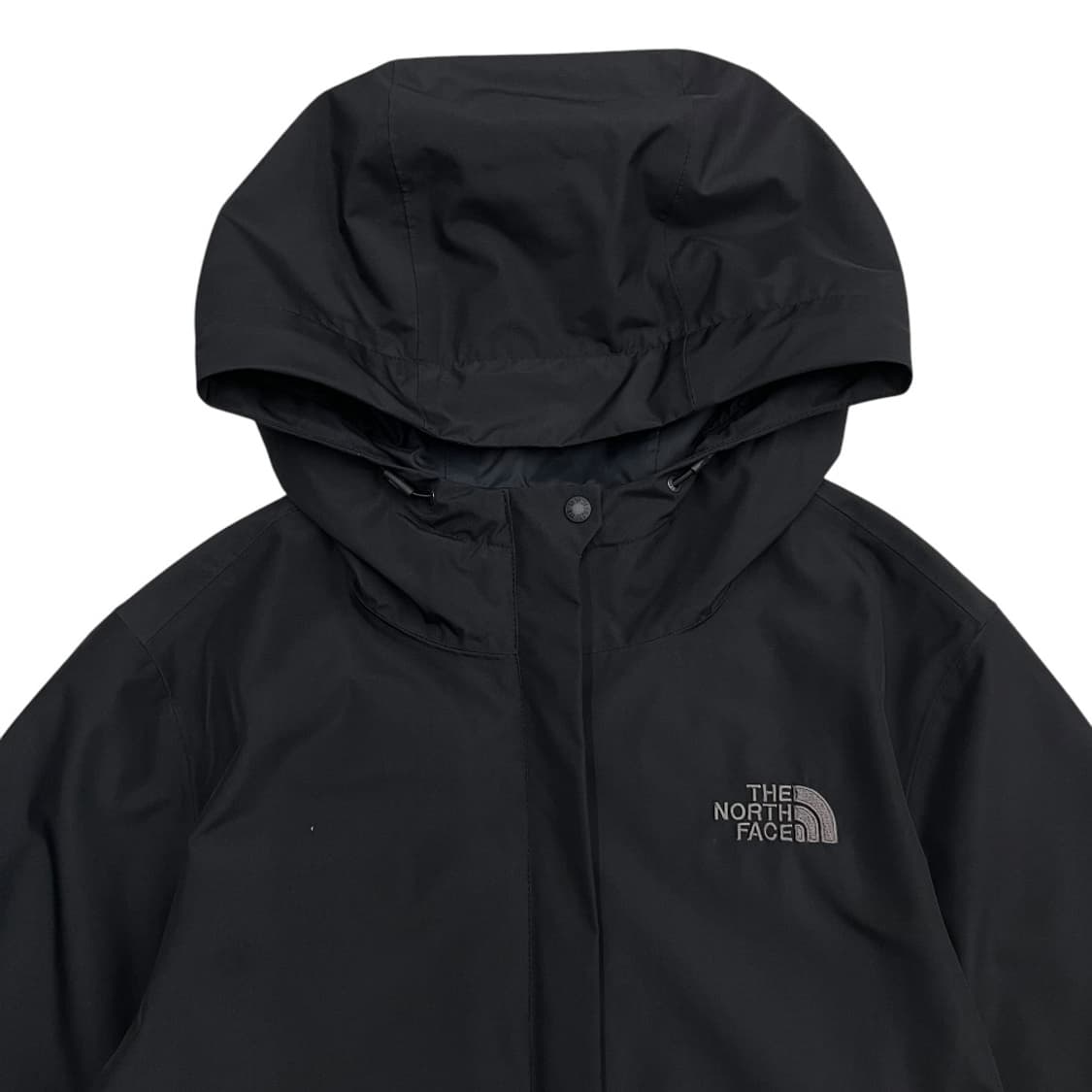 노스페이스 로고 블랙 후드 바람막이 90 상품이미지4
