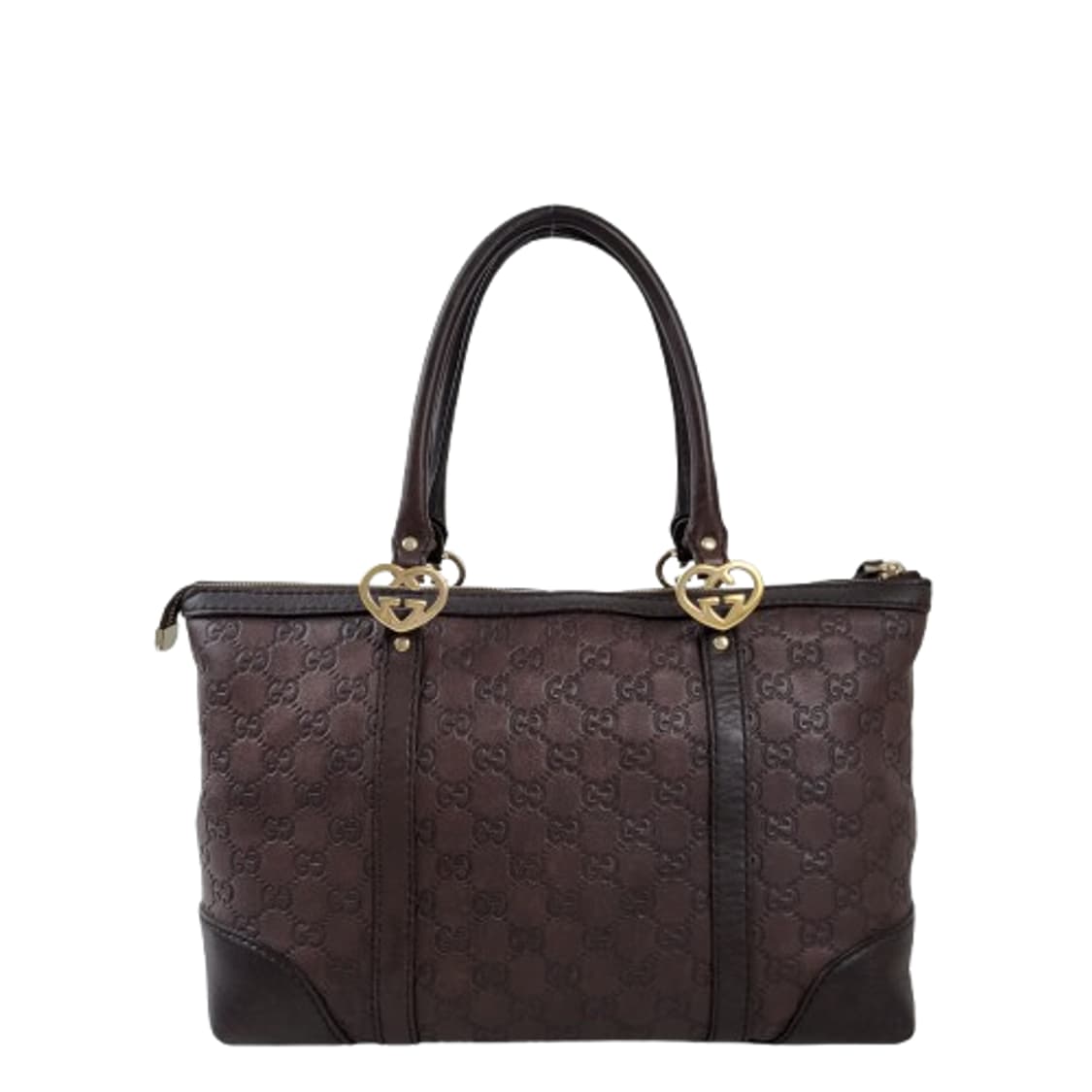 정품 구찌 시마 레더 러블리 하트 인터로킹 토트백 상품이미지8