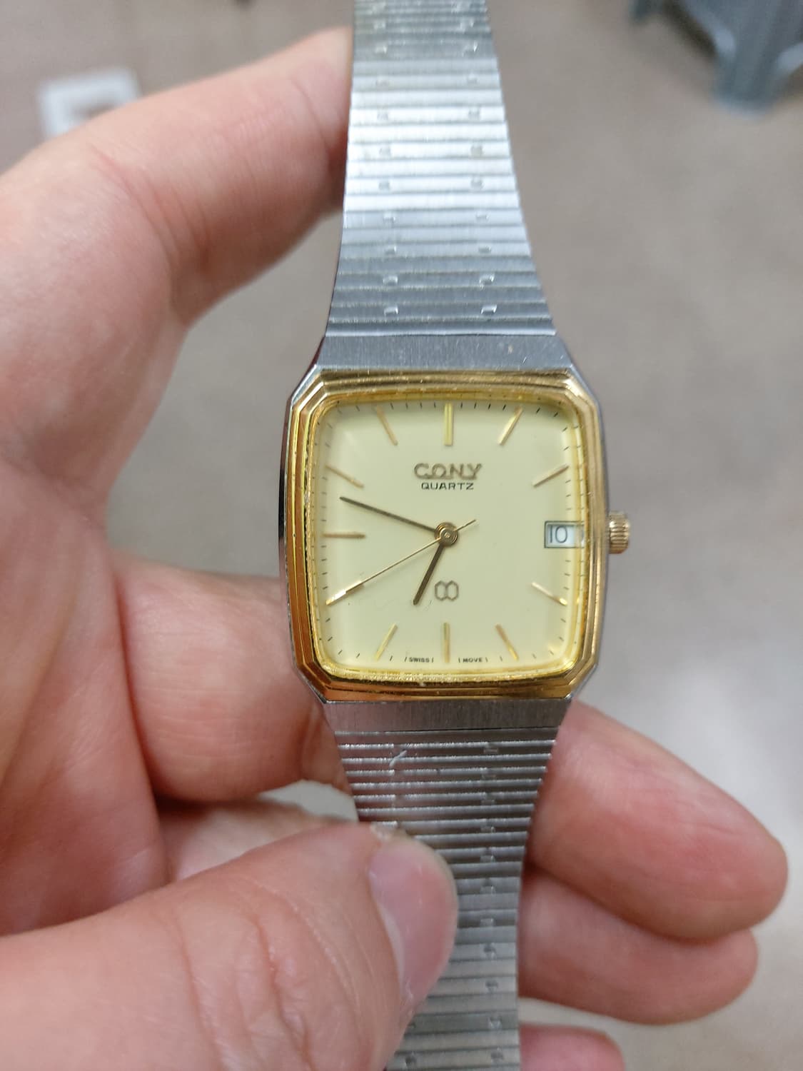 CONY 쿼츠 빈티지 남성 시계 상품이미지1