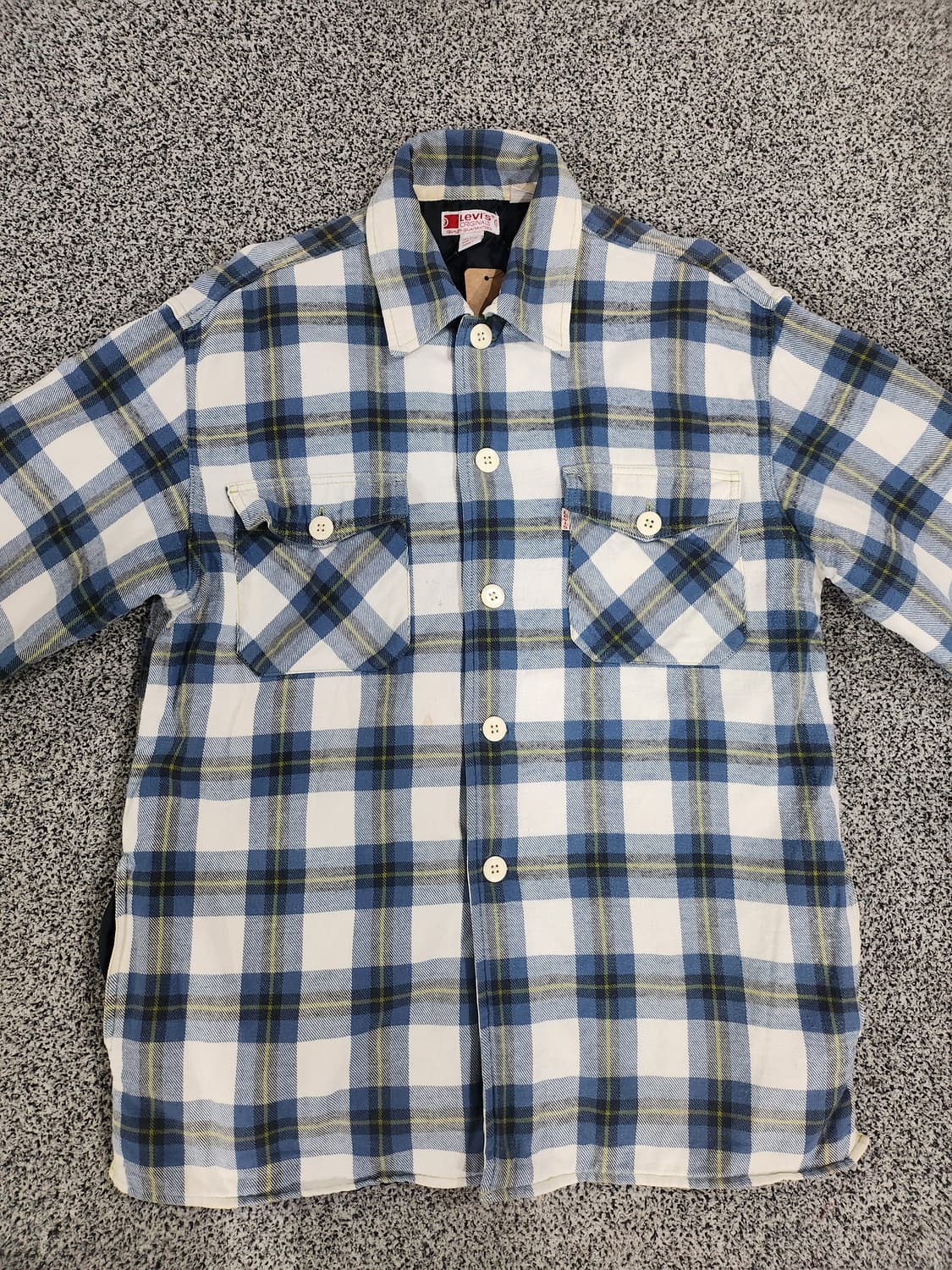 리바이스 체크 셔츠 상품이미지1