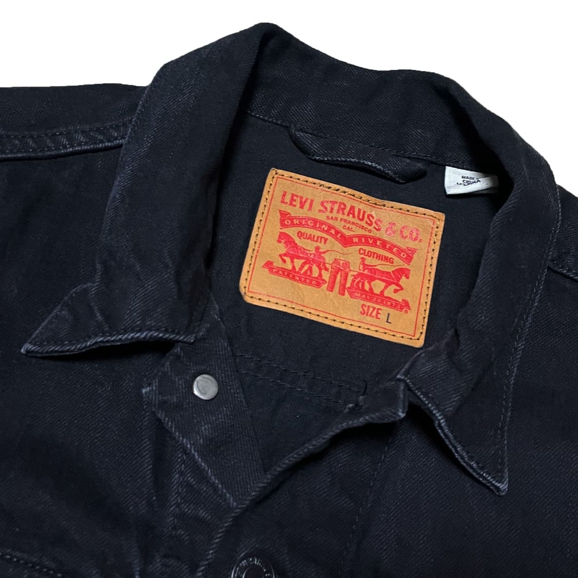 리바이스 타입3 블랙 데님 자켓 상품이미지5