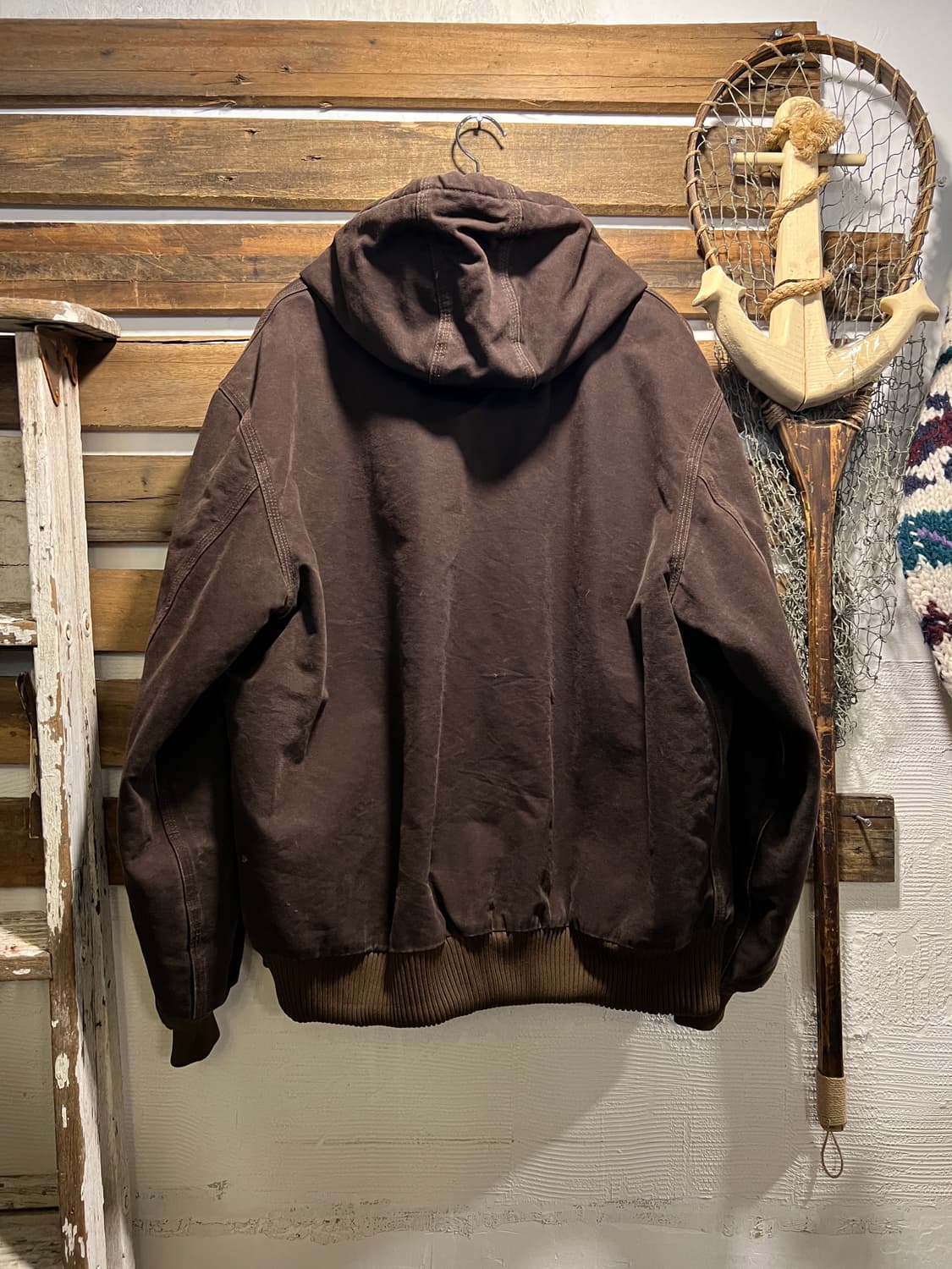 [XL]칼하트 USA J130 OVEC 다크브라운 액티브 워크 자켓 상품이미지9