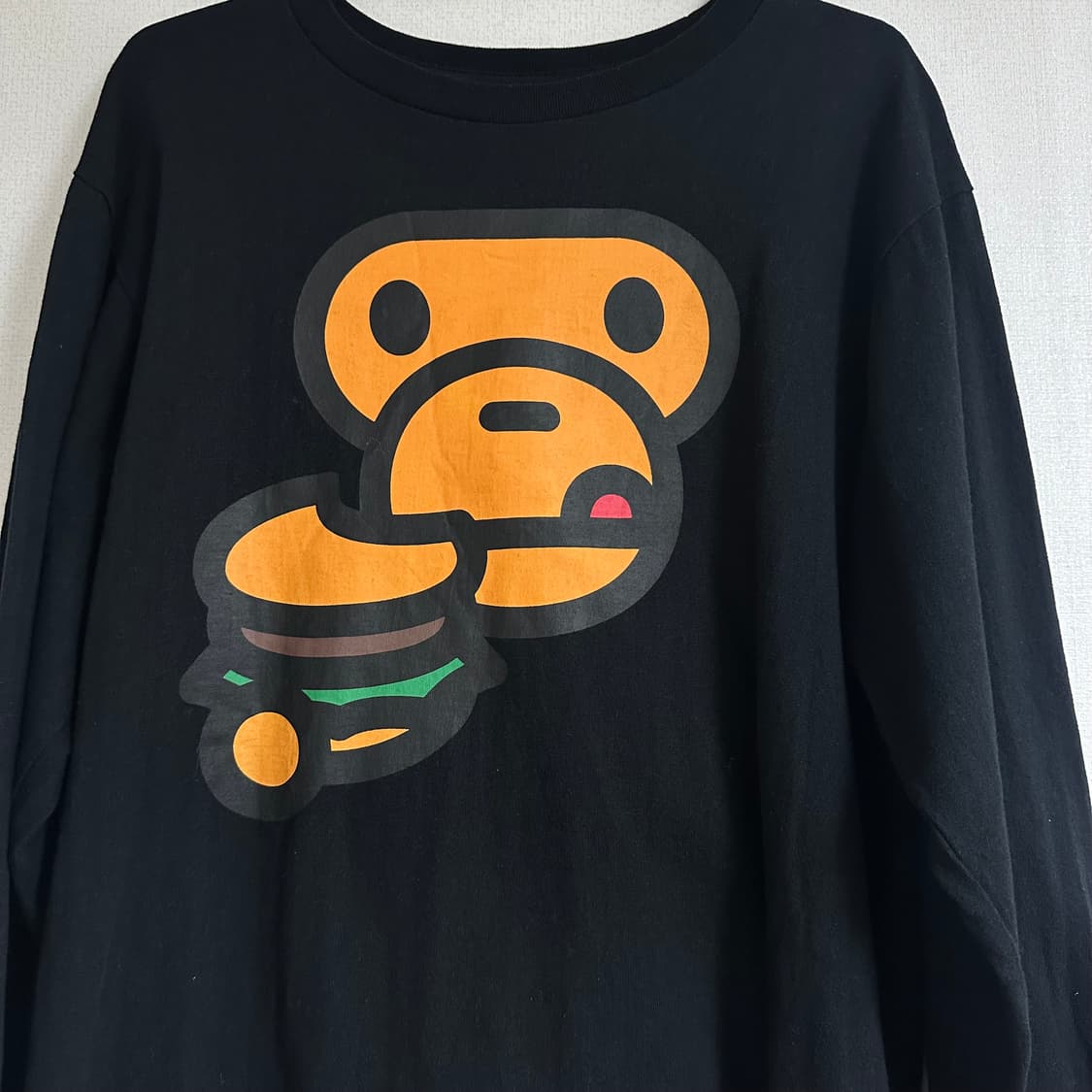 [Bape] 베이프 베이비 마일로 햄버거 롱슬리브 상품이미지1