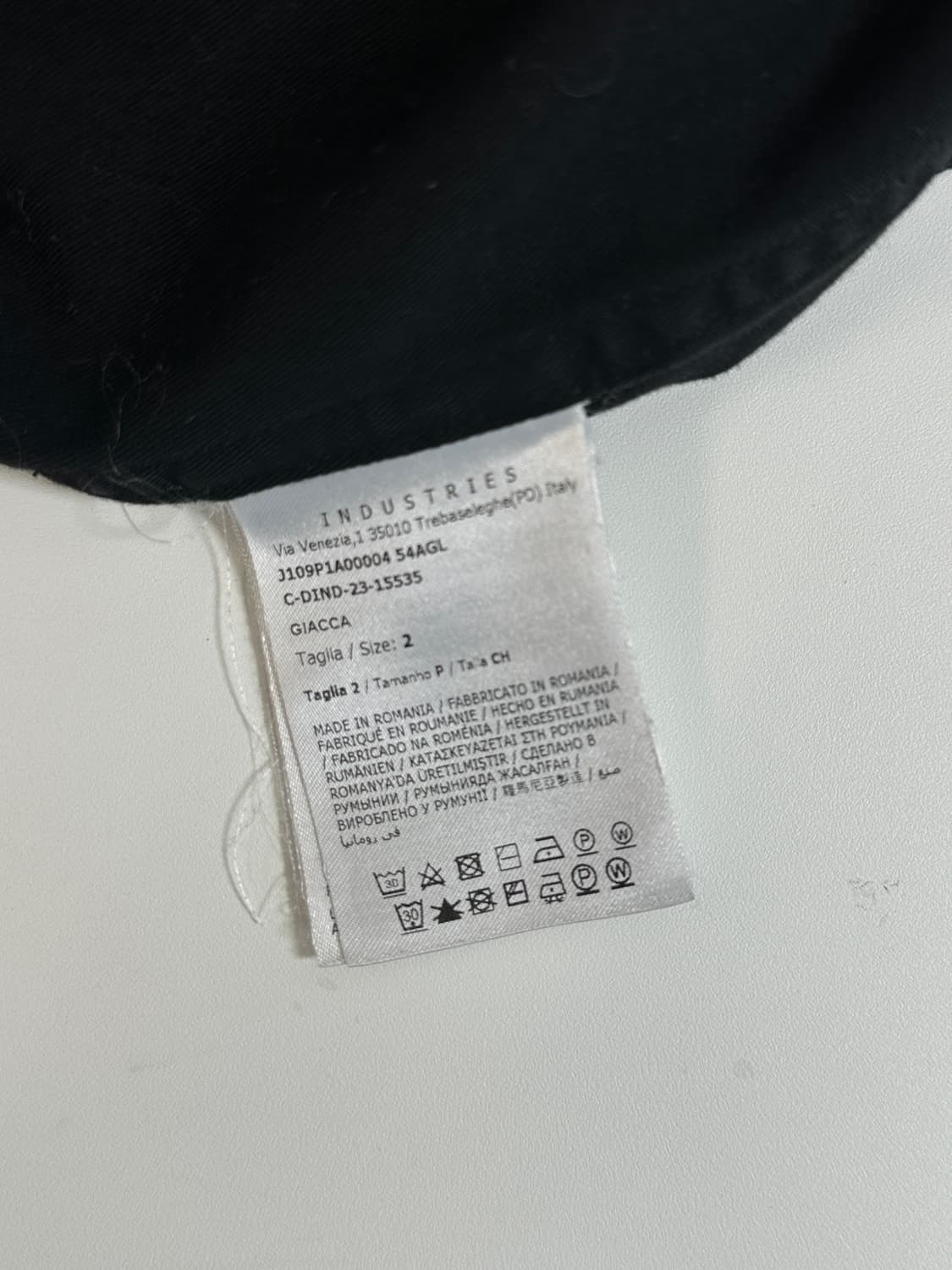 몽클레르 23s/s 캔버스 워크 자켓 (2) 블랙 상품이미지8